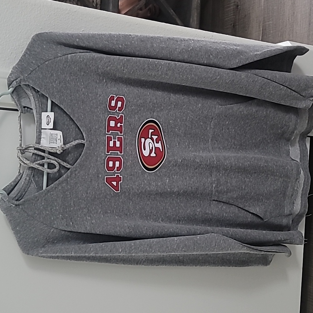 Womens SF 49ers Gray Hoodie Size XL